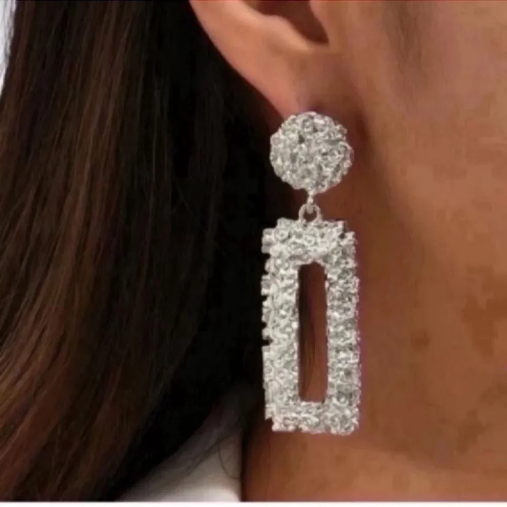 Elegant Silver Drop Earrings